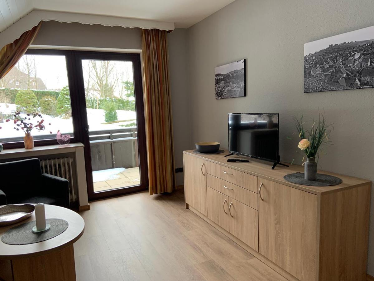 Ferienwohnung Wiesenblick Mit Terrasse Im Landhaus Fischer Sankt Andreasberg Luaran gambar